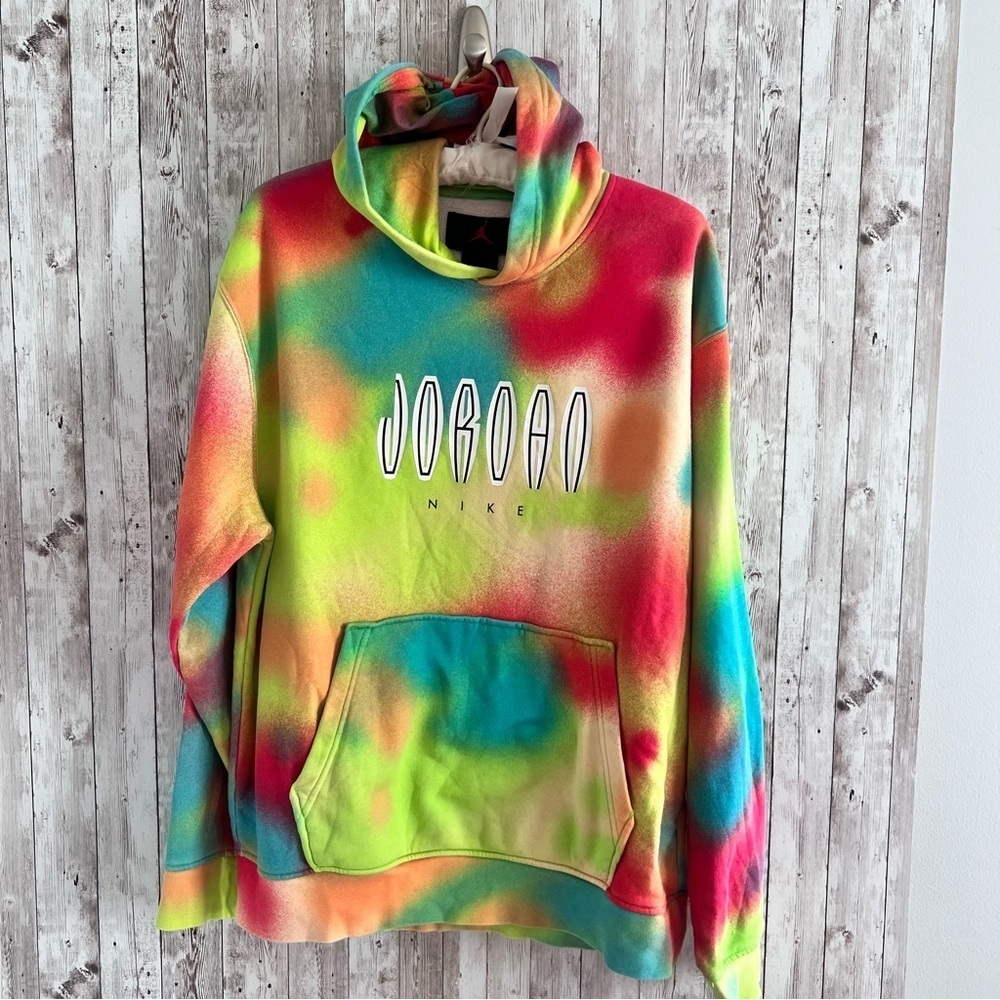 Jordan Flight MVP Tie-Dye Hooded Medium Men’s Nike Hoodie Sweatshirt